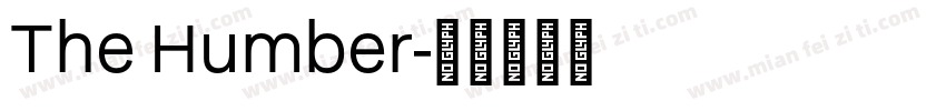 The Humber字体转换